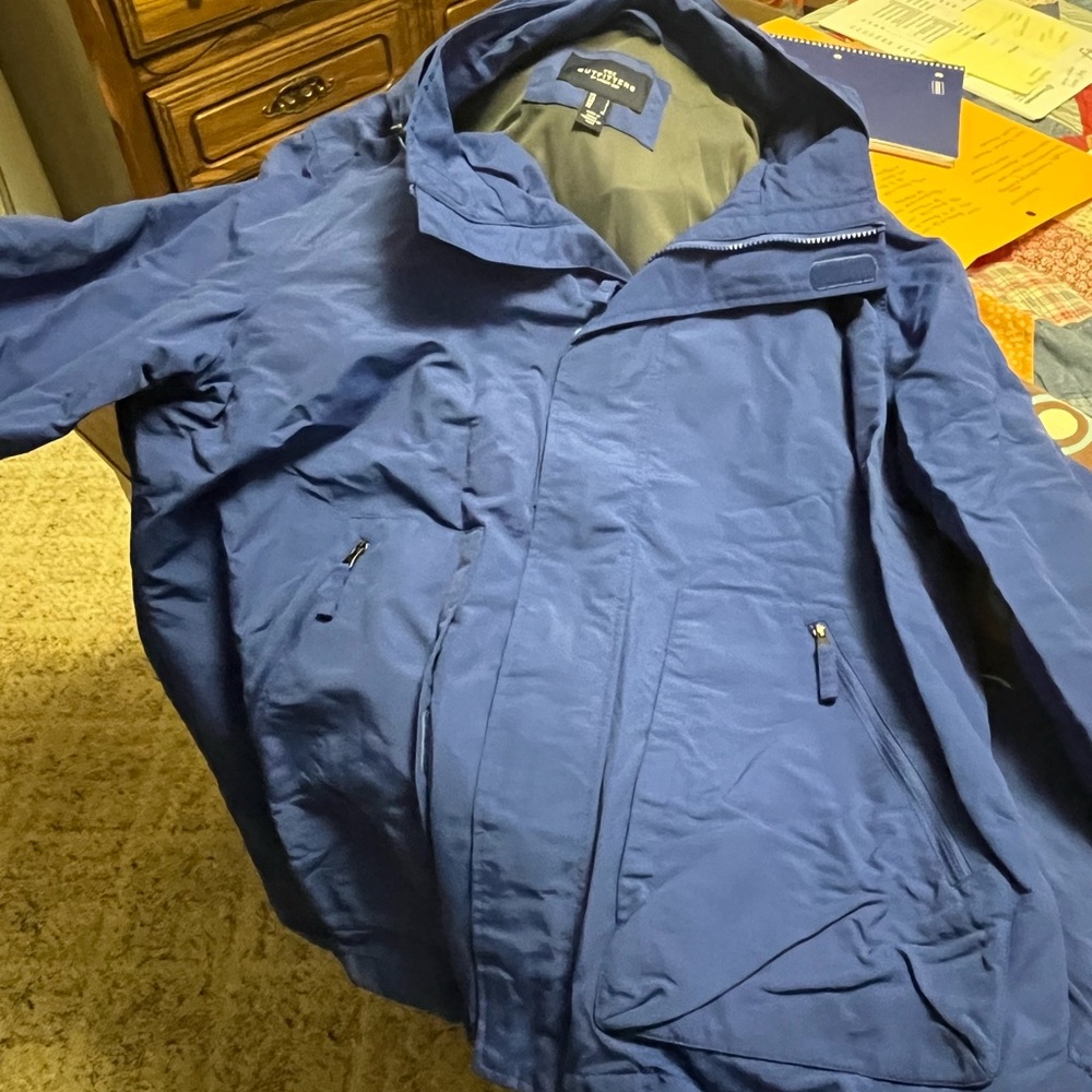 Men’s lands end rain jacket
